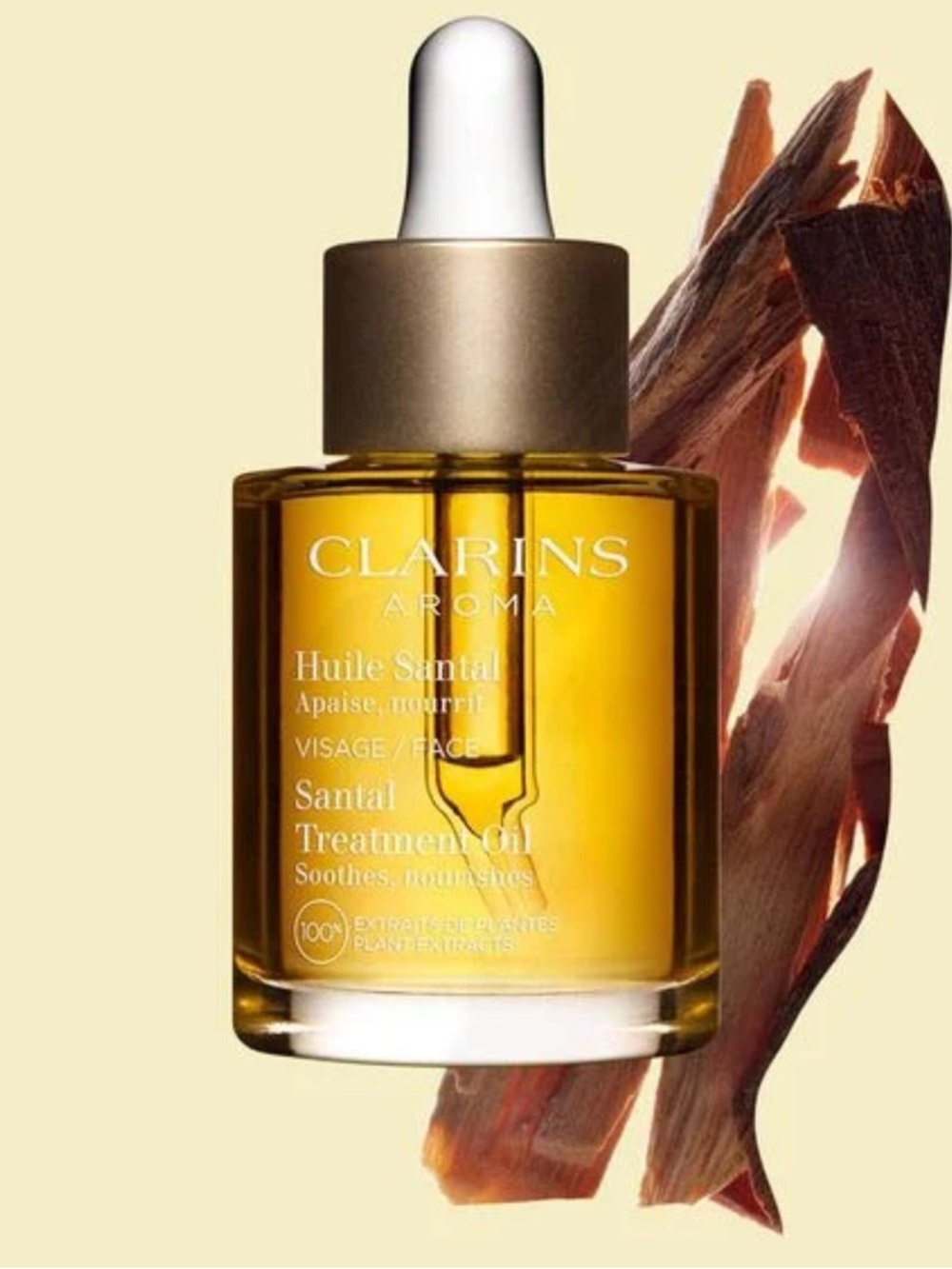 Clarins Santal Soothing Face Treatment Oil for Dry